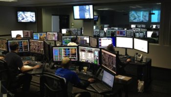 Central de monitoreo de una alarma antirrobo